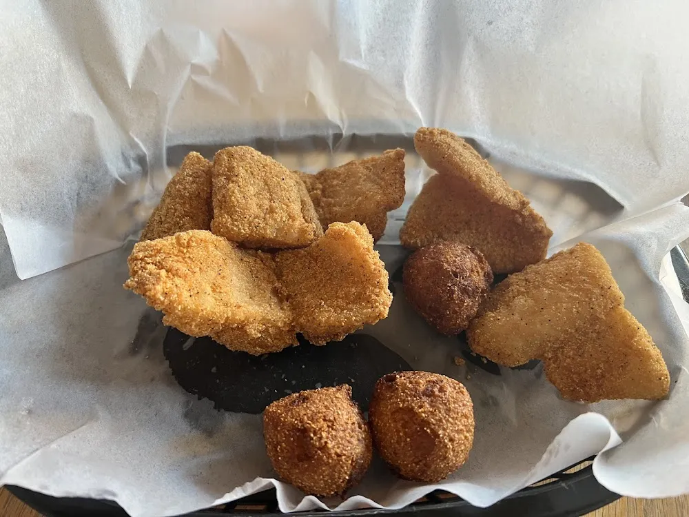 Catfish Nuggets & Hushpuppies
