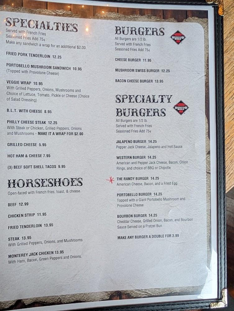 Tilleys Tavern Menu image 1