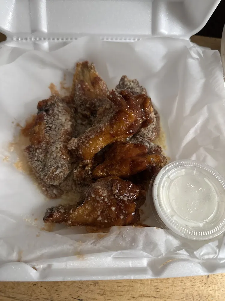 Sweet Garlic Parm Wings